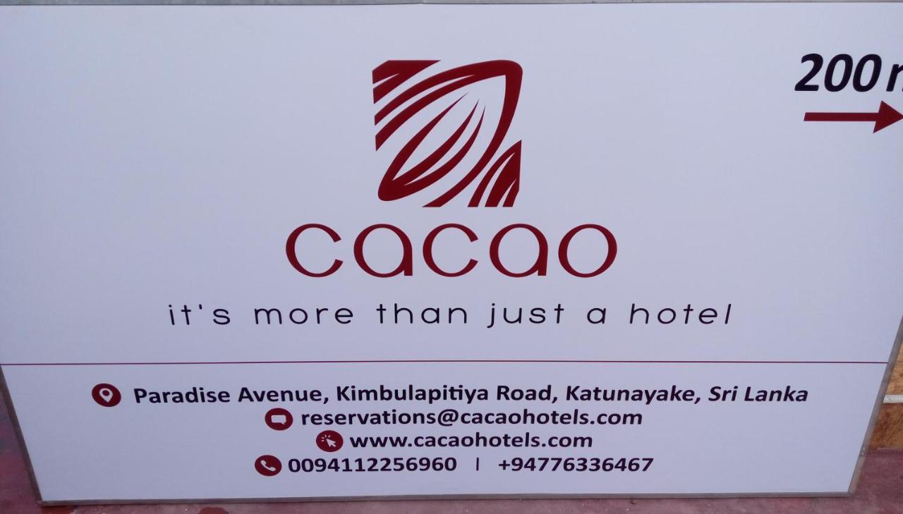 Cacao Hotel Katunayaka Exterior foto